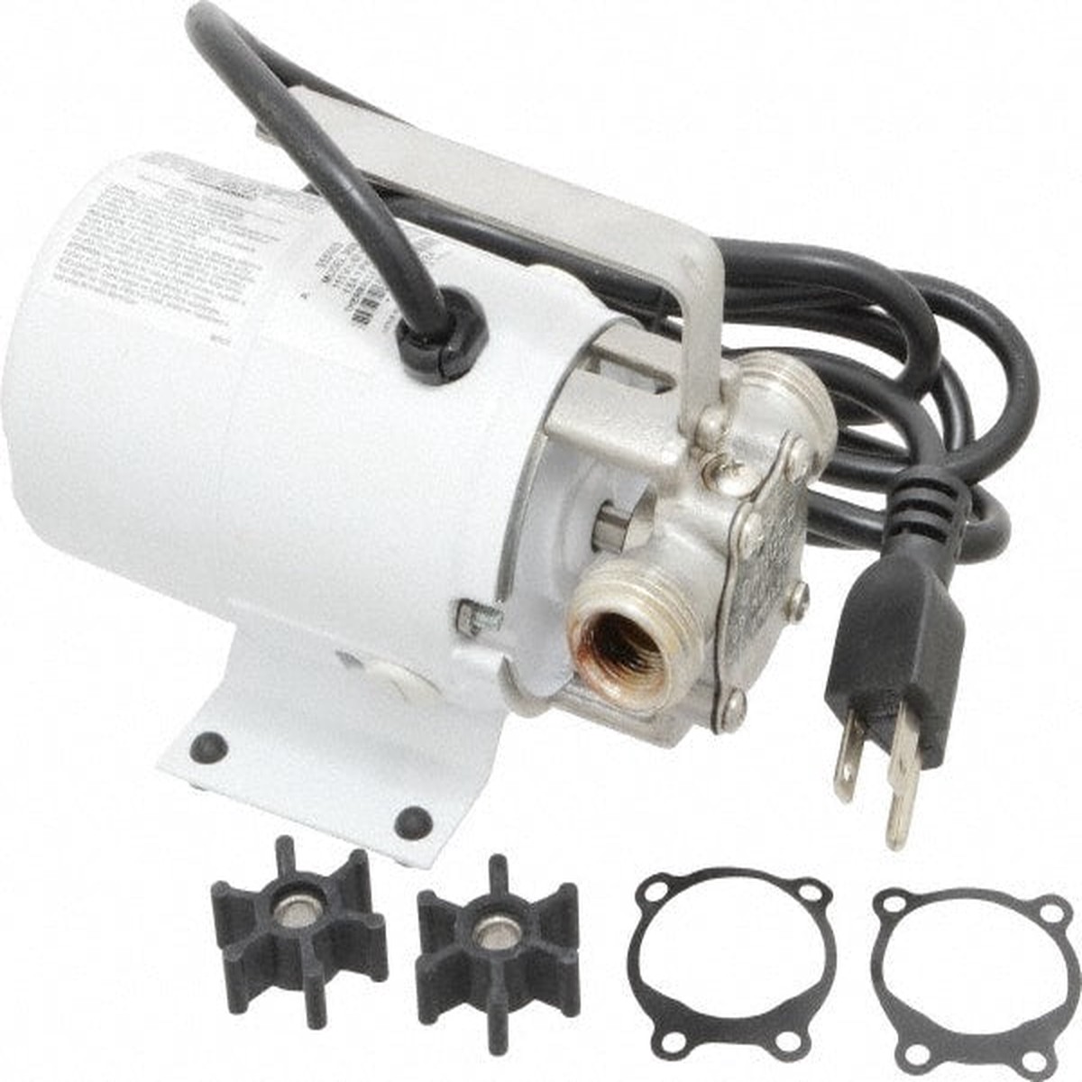 1/10 hp 115 VAC 3/8 FNPT, 3/4 MGHT Inlet Stainless Steel Utility Pump