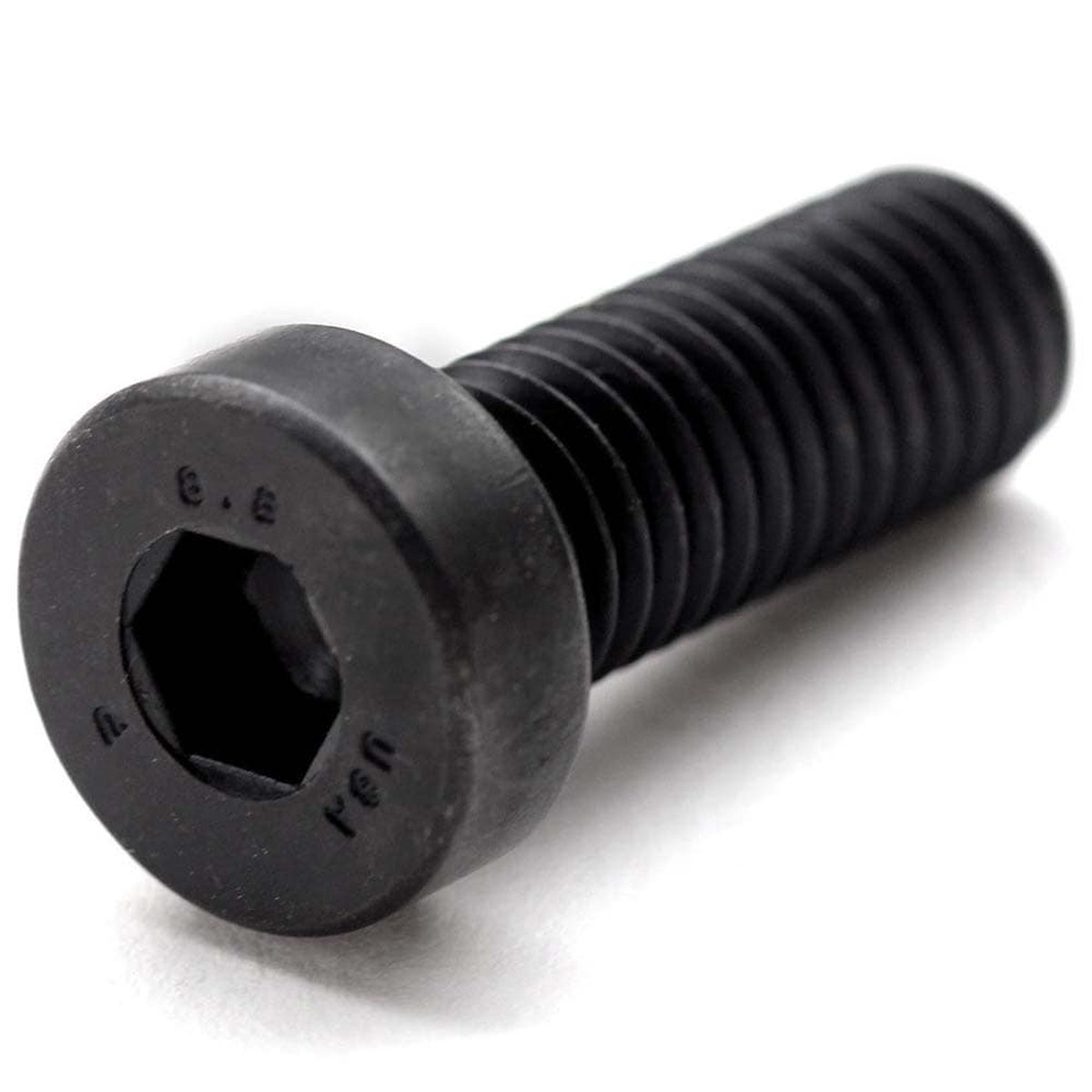 Hex Socket Cap Screw: 1/4-32 Thread, 1" Length Under Head, Alloy Steel, Black Oxide Finish