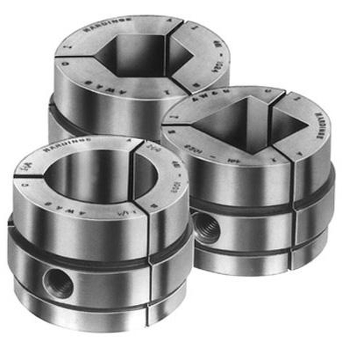 Collet Pad for Jones & Lamson (J&L) #5, 7-A, 7-B Master Collet 19898 (3pc Split) - 1-1/8" HEX Serrated - Part # CP-1085HE-11250