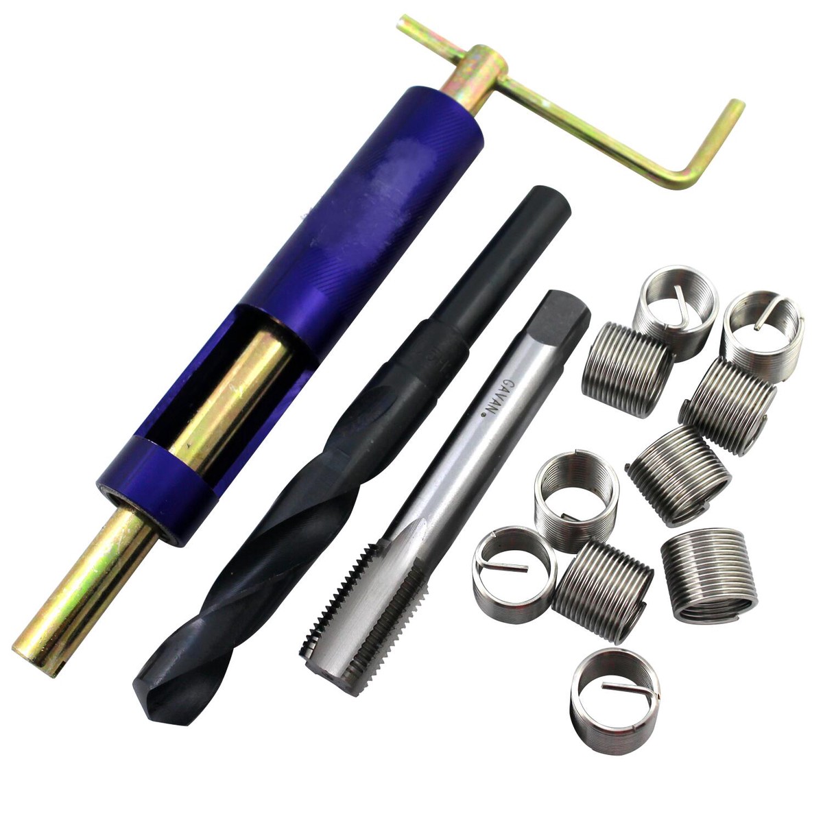 PF 1/2" - 14 British Standard Pipe BSPP (G) Parallel Repair Kit Insert Tap Drill Insertion Tool