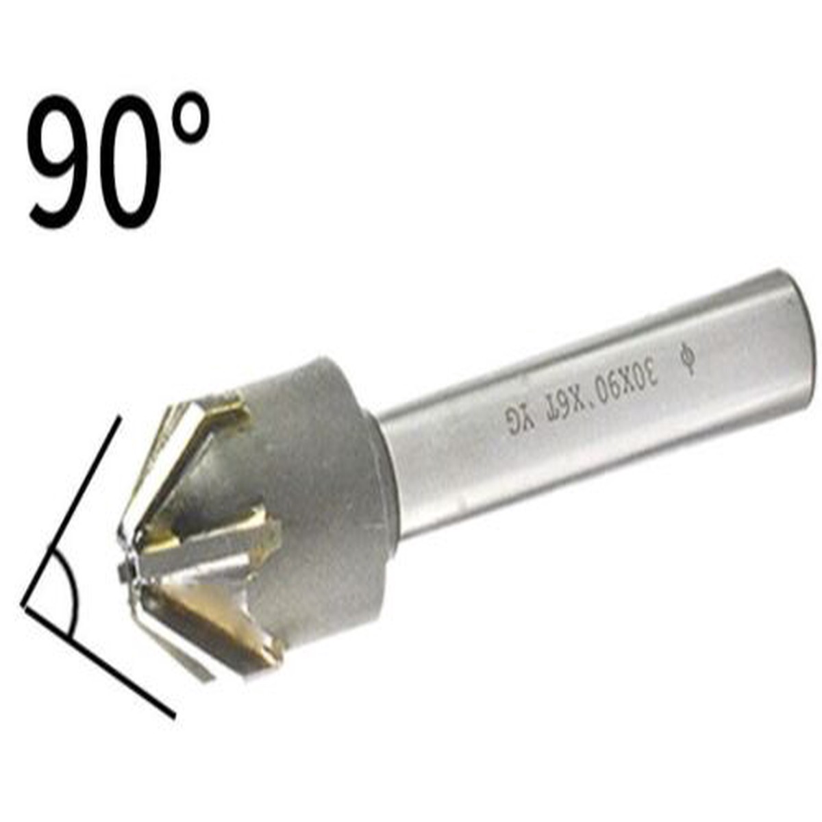 50mm (90 Degree) Shank 20mm Carbide Tip Chamfer Cutter
