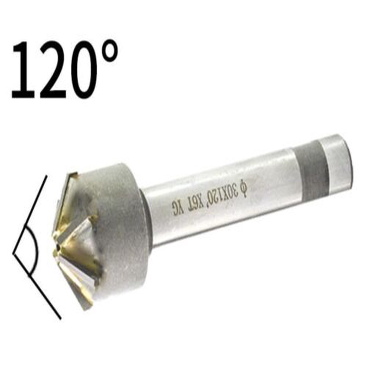 40mm (120 Degree) Shank 20mm Carbide Tip Chamfer Cutter