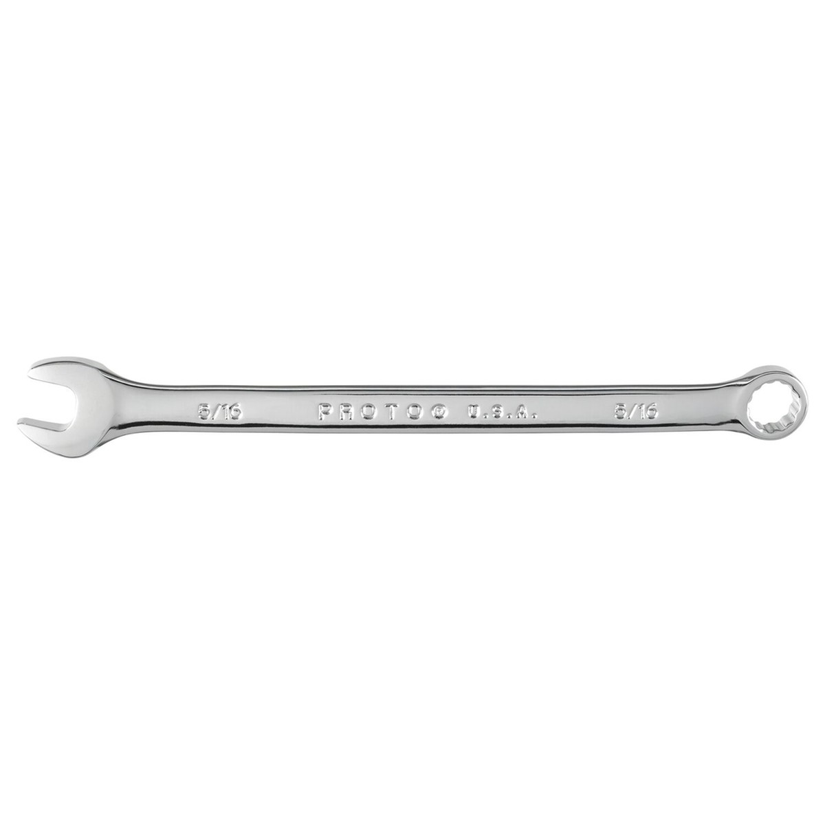 Proto, J1210-T500, Combination Wrench, 5/16 in, 12 Point, Full Polish