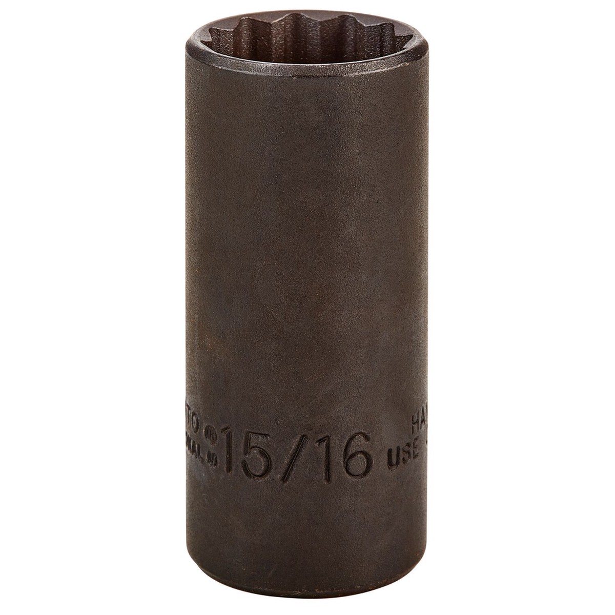 Proto, J5030B, Socket, 3/8 in Drive, 15/16 in, 12-Point, Black Oxide