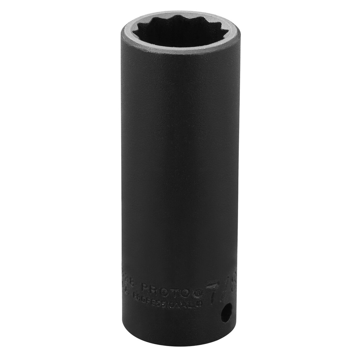 Proto, J7328, Impact Socket, 1/2 in Drive; 7/8 in Size; 12 Point, SAE, 3.500 in Length
