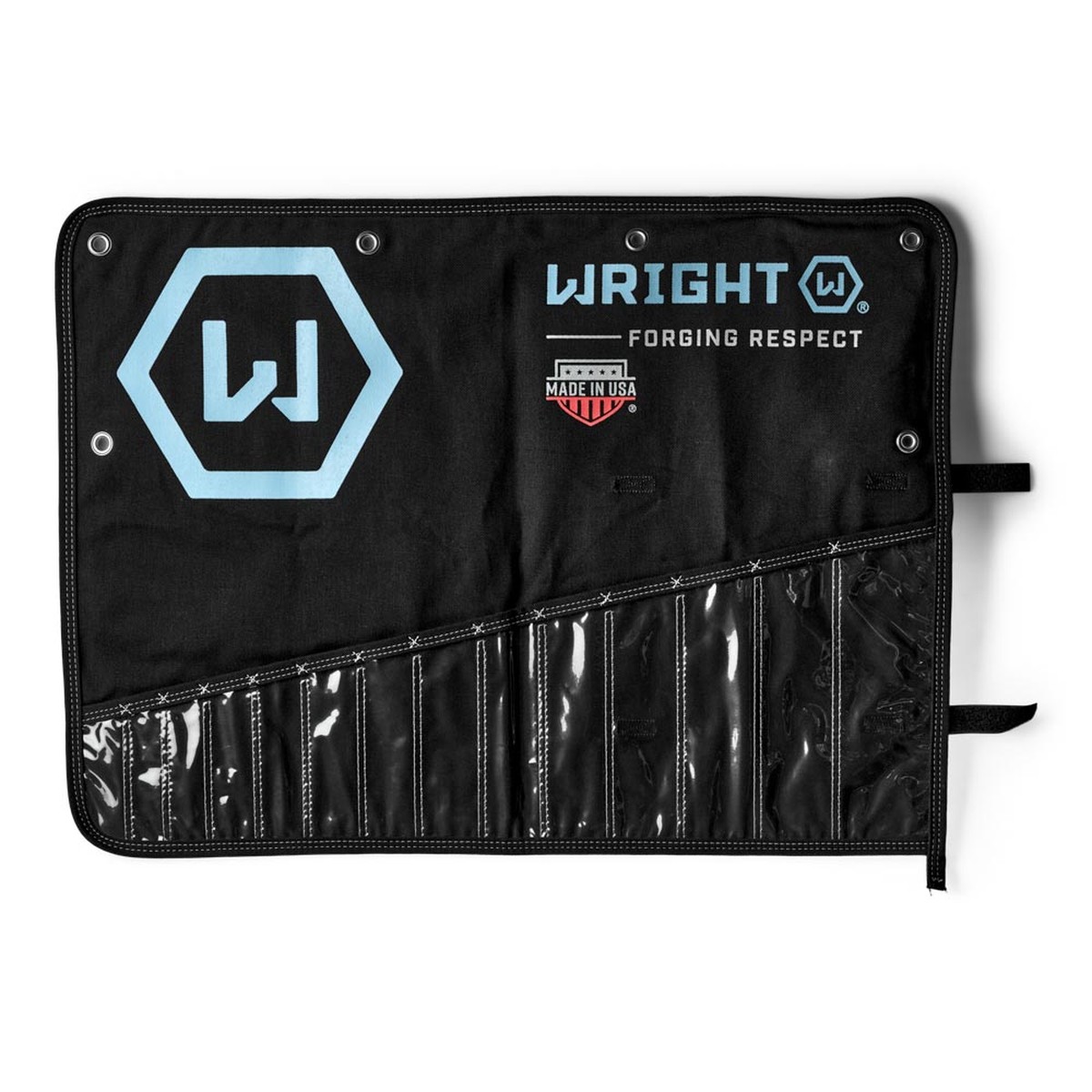 Denim Tool Roll - 13" x 11-1/4" - 5 pockets