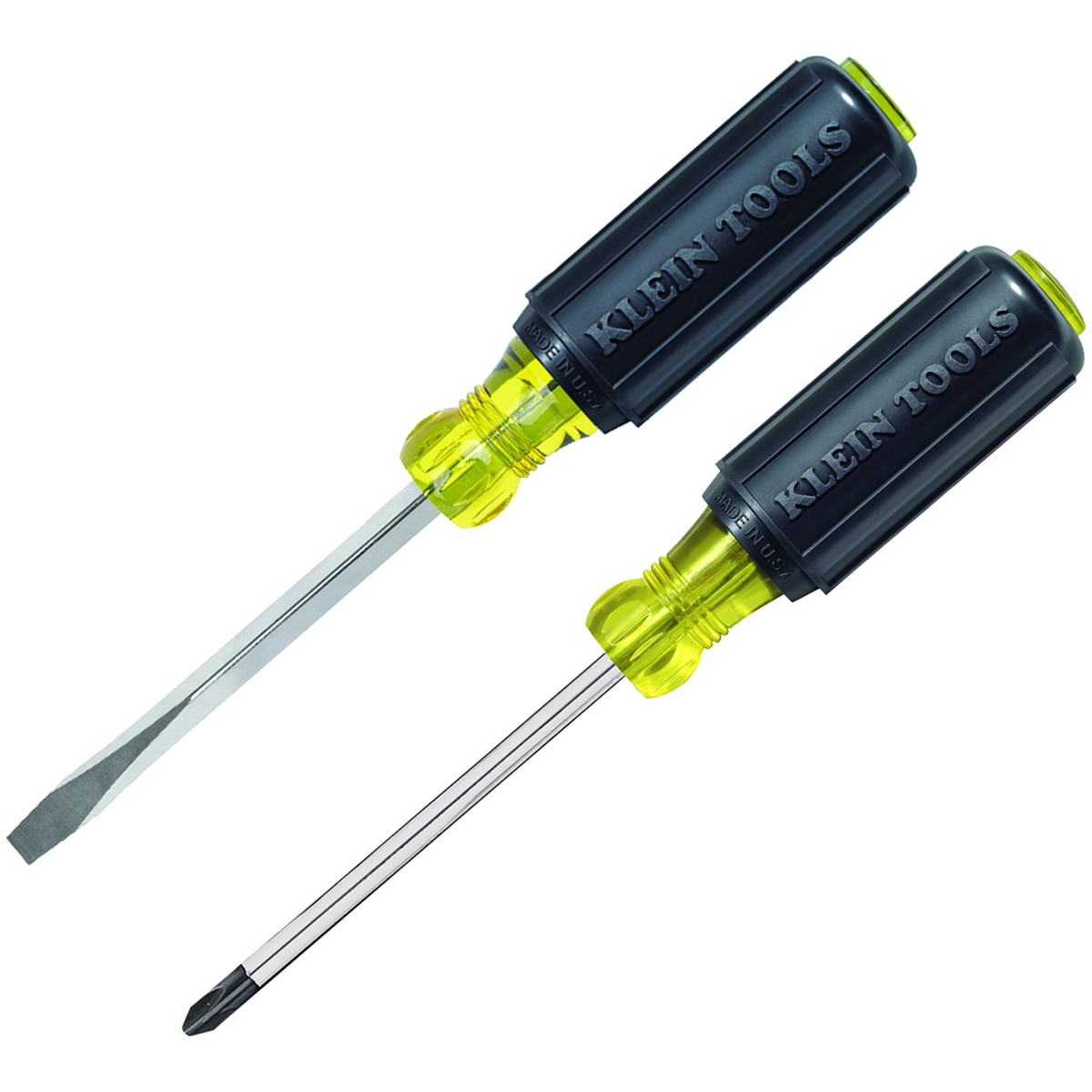 Screwdriver Set, 1/4 Keystone and #2 Phillips, Cushion-Grip, 2-Piece