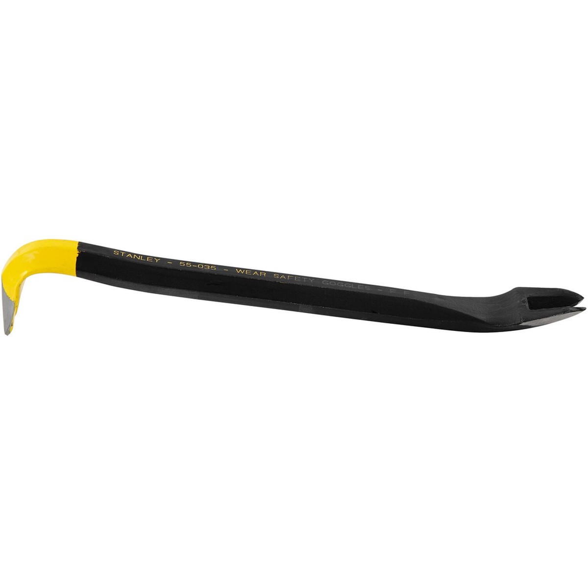Stanley, 55-035, Nail Puller, 11 in, Steel, Double-End, Sharp Claw Tips