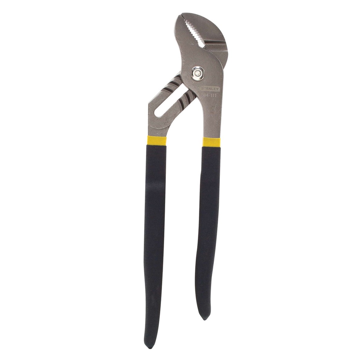 Stanley, 84-111, Groove Joint Pliers, 12 in, Forged Carbon Steel Jaws, Bi-Material Grip