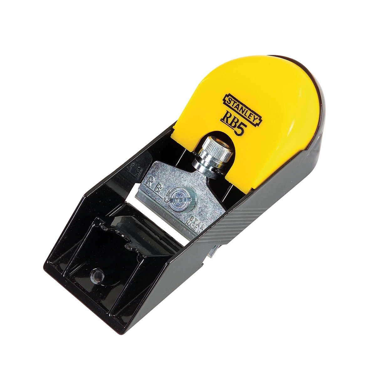 Stanley, 12-105, Block Plane, 6 in; 2 in Blade Width, Cast Iron, 30 Frog Angle, 25 Bevel Angle