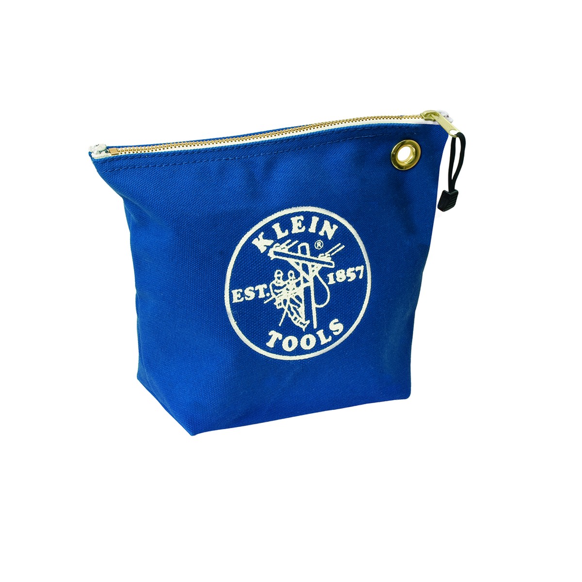 Zipper Bag, Canvas Consumables Tool Pouch, Blue