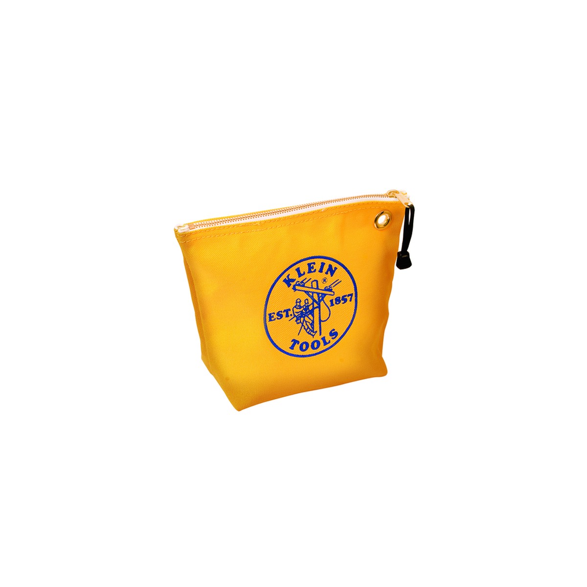 Zipper Bag, Canvas Tool Pouch, 10-Inch, Yellow