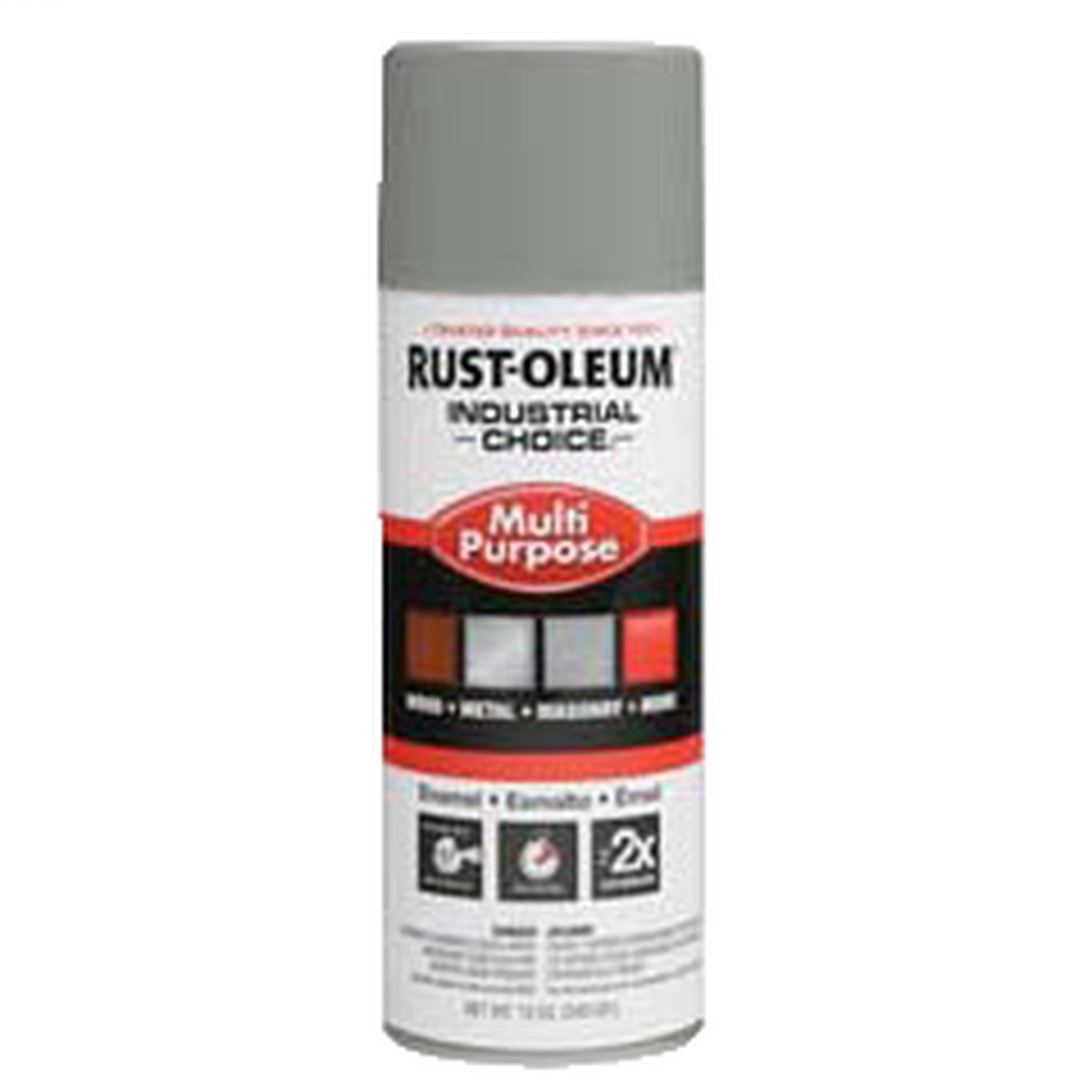 Industrial Choice - 1600 System Multi-Purpose Enamel Sprays - Dove Gray