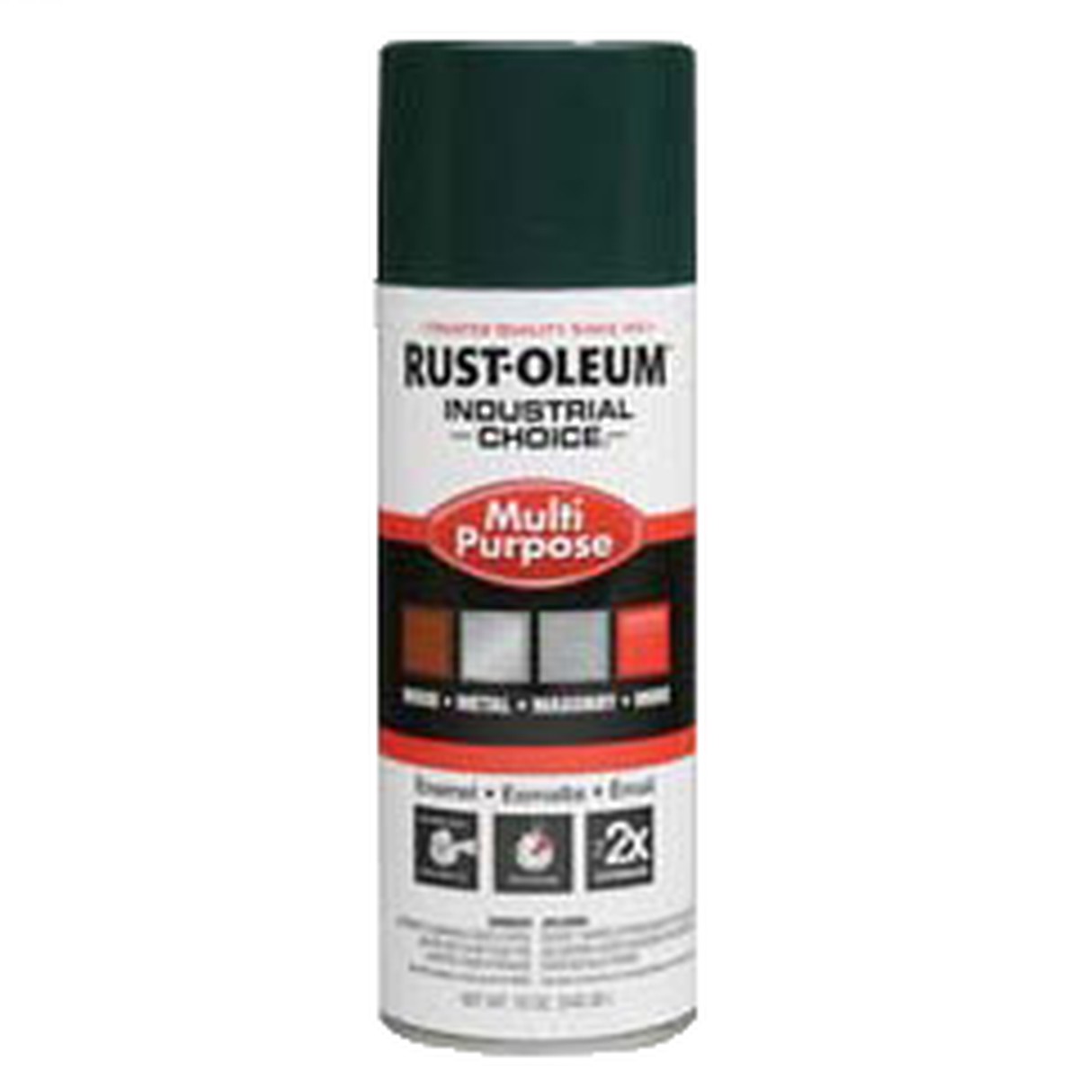 Industrial Choice - 1600 System Multi-Purpose Enamel Sprays - Hunter Green
