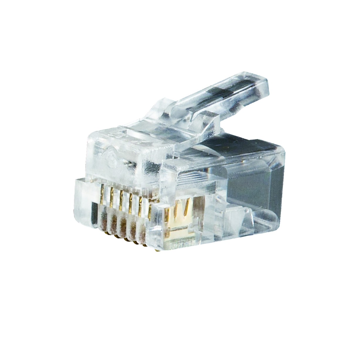 Modular Telephone Plugs RJ12 6P6C, 25-Pack