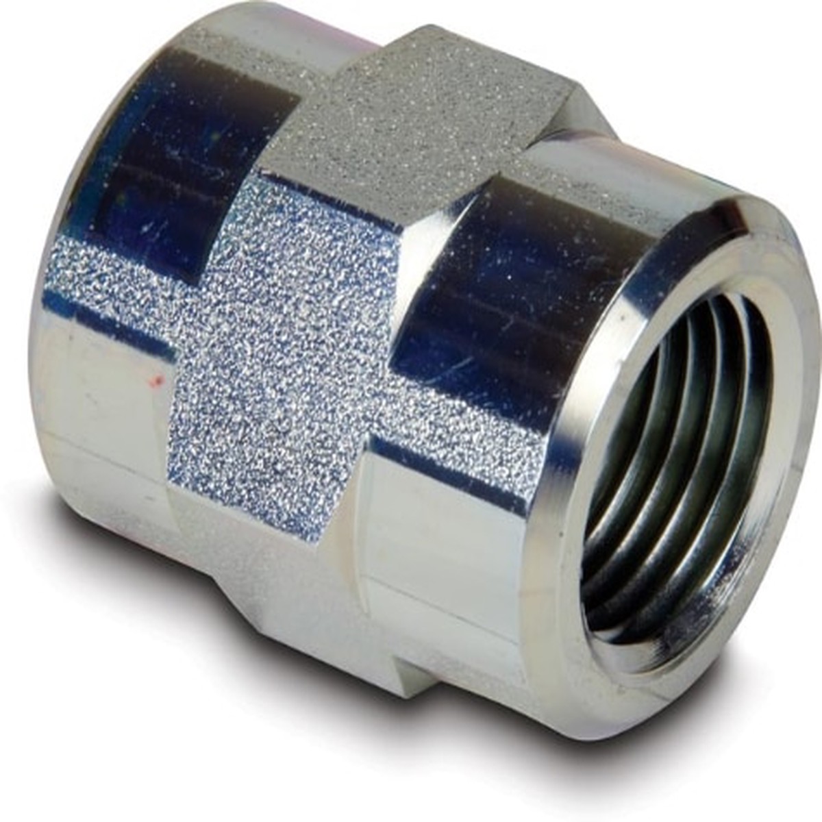 FZ1625, High Pressure Fitting, Reducing Connector, 10,000 psi Maximum Operating Pressure, Connection from 1/2" NPTF Female to 3/8" NPTF Female