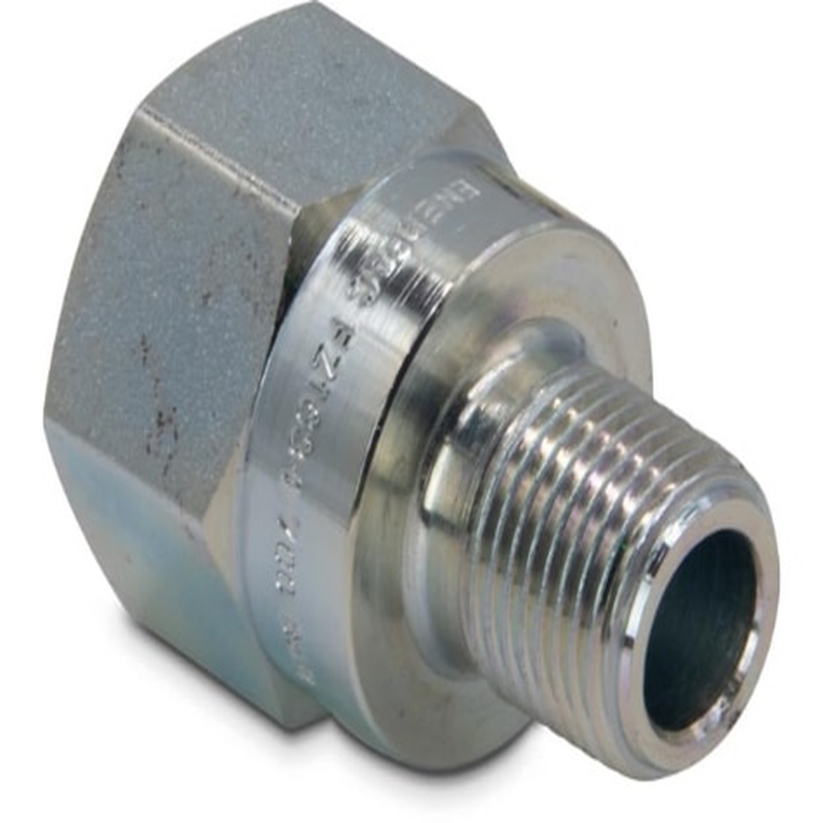 FZ1634, High Pressure Fitting, Adapter, 10,000 psi Maximum Operating Pressure, Connection from 1/2" NPTF Female to 3/8" NPTF Male