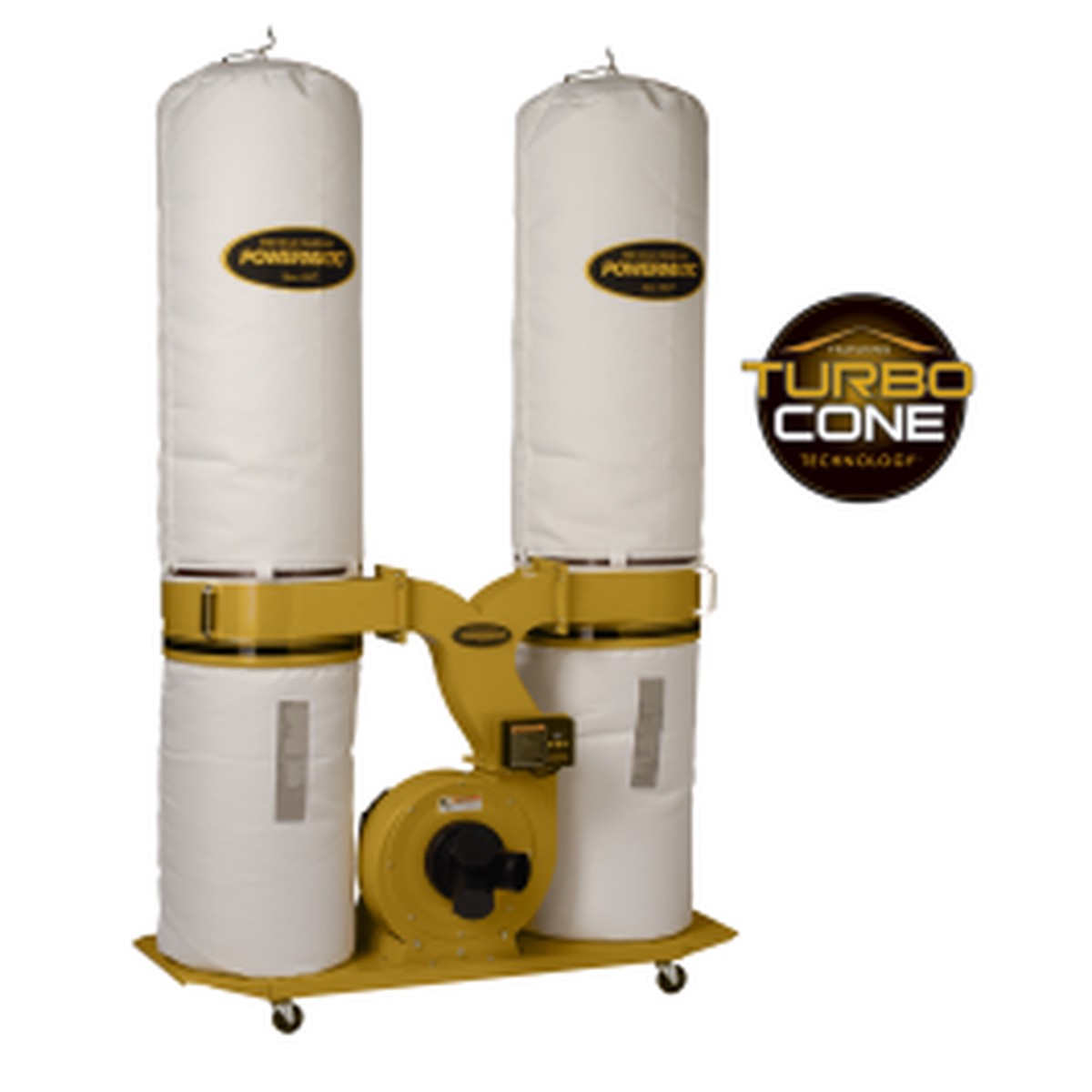 PM1900TX-BK3 Dust Collector, 3HP 3PH 230/460V, 30-Micron Bag Filter Kit