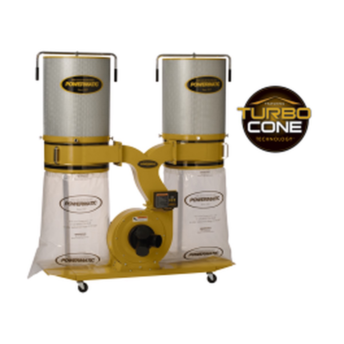 PM1900TX-CK3 Dust Collector, 3HP 3PH 230/460V, 2-Micron Canister Kit